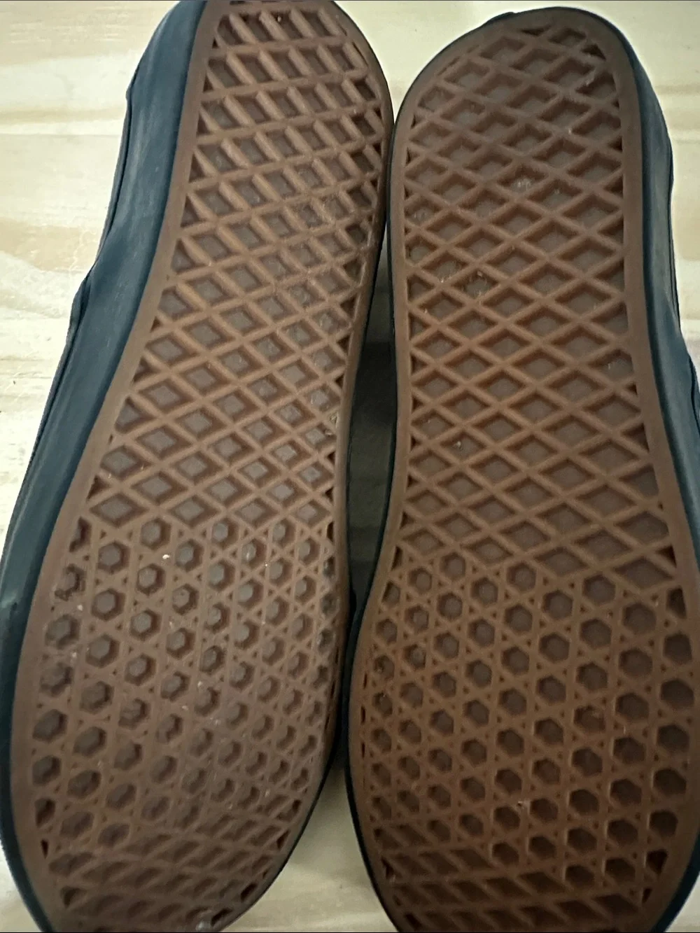 Vans Black Slip-On Canvas Loafers 9